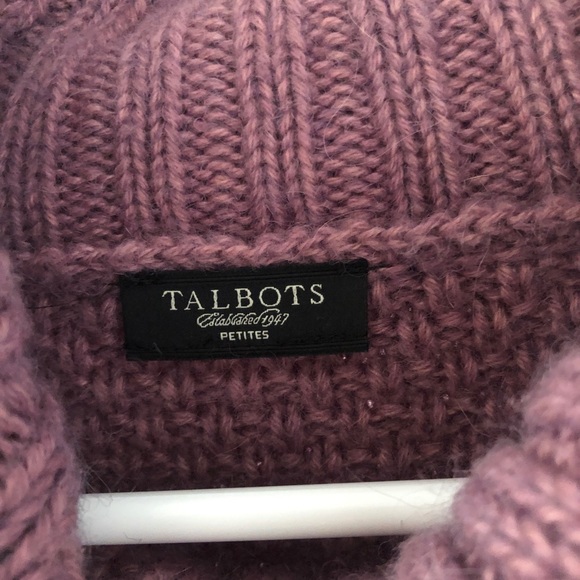 Talbots Violet Cowl Neck Sweater - Picture 3 of 3